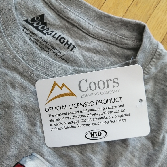 Coors Light T-shirt Medium + Trucker Hat NWT - Picture 6 of 12